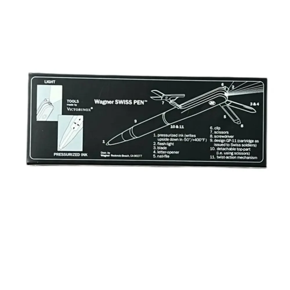 Wagner Swiss Pen Victorinox 11‎ Tool Presentation Box Only Authentic Packaging